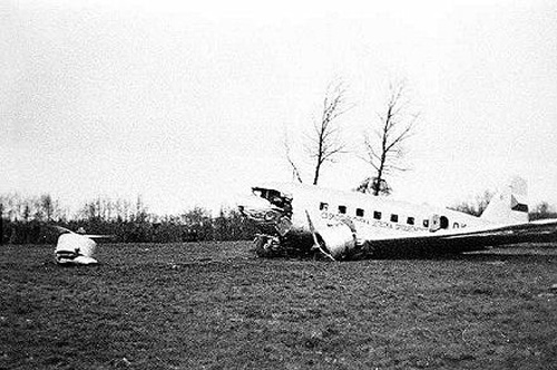 CLS - Ceskoslovenská Letecká Spolecnost · OK-AIA accident — near Elburg, 1936-04-20 — photo 1