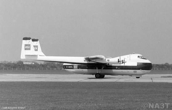 British European Airways - BEA · G-ASXL accident — near Piacenza, 1965-07-04 — photo 1