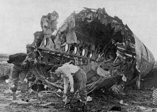 Transcontinental & Western Air - TWA 6963 accident — 1,5 km WNW of Shannon Airport (SNN), 1946-12-28 — photo 1
