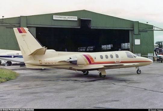 Trans Europe Air Charter, lsf Brencham Ltd · G-UESS accident — 19 km SE off Stornoway Airport (SYY), 1983-12-08 — photo 1