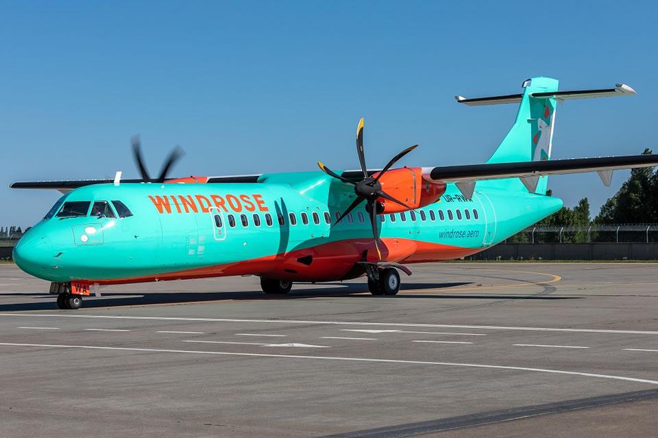 Windrose Airlines · UR-RWA accident — Hangars at the Dnipro airport, 2025-04-04 — photo 1