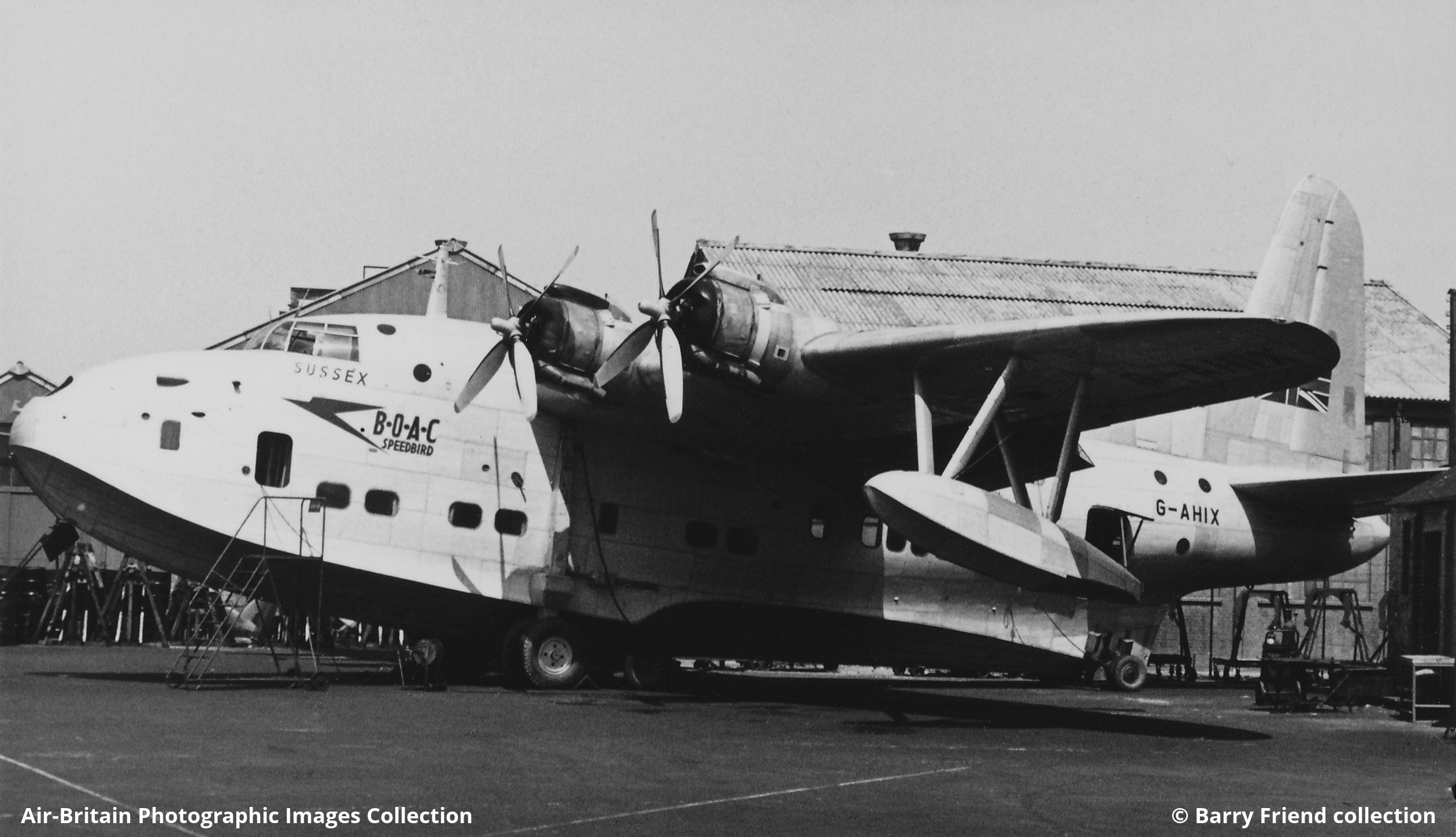 British Overseas Airways Corporation - BOAC · G-AHIX accident — Southampton, 1950-02-01 — photo 1
