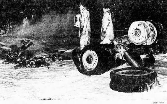 United States Air Force - USAF · 57-1500 accident — 0.6 km from Wichita-McConnell AFB, KS (IAB), 1974-03-05 — photo 1