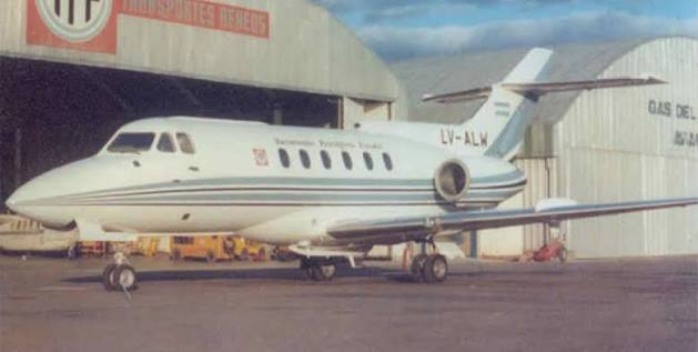 Yacimientos Petroliferos Fiscales · LV-ALW accident — 30 km SW of Salta Airport, SA (SLA), 1985-04-11 — photo 1