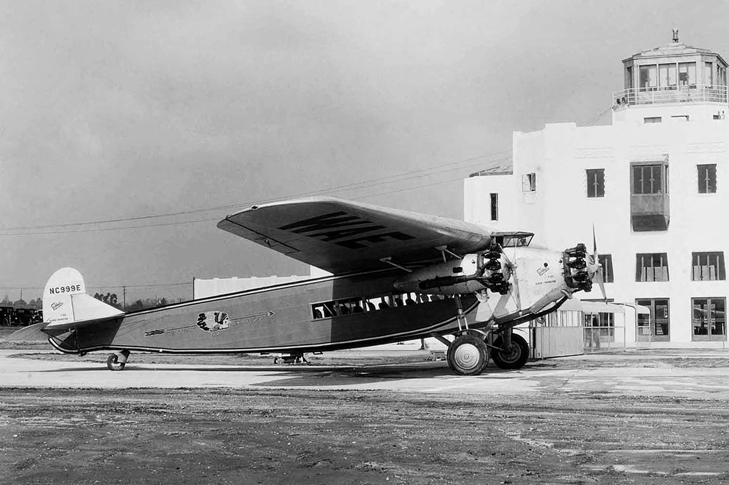 Transcontinental & Western Air - TWA 599 accident — 6 km SW of Bazaar, KS, 1931-03-31 — photo 1