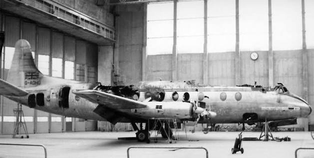 British European Airways - BEA · G-AOHU accident — London Airport (LHR), 1960-01-07 — photo 1