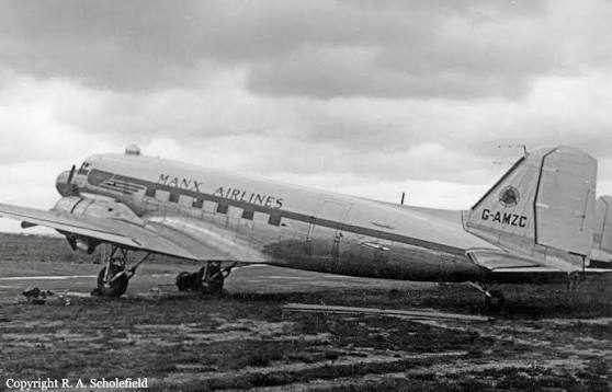 Manx Airlines · G-AMZC accident — 5 km NE of Düsseldorf Airport (DUS), 1955-12-22 — photo 1